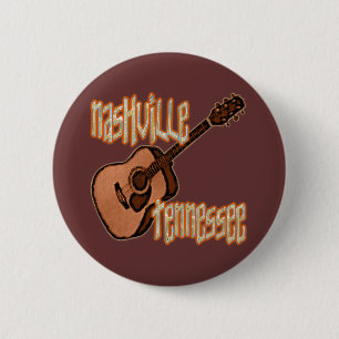 NASHVILLE TENNESSEE 6 CM ROUND BADGE