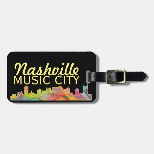 Nashville, Tennessee - Bag Tag (Front Horizontal)