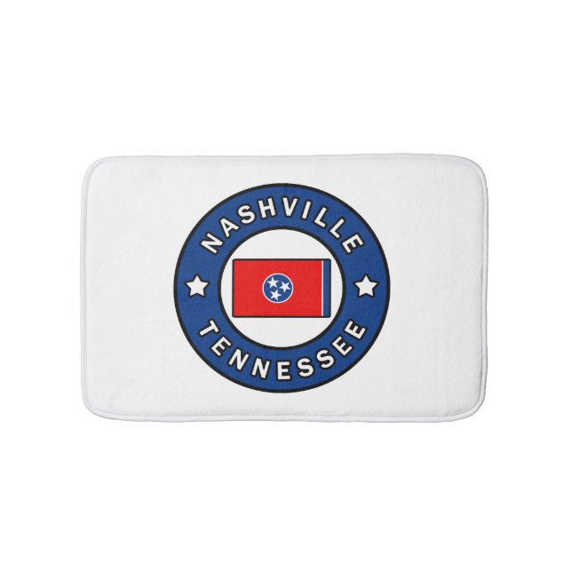 Nashville Tennessee Bath Mat (Front)