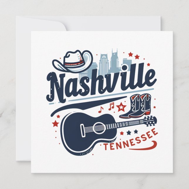 Nashville Tennessee  Card (Front)
