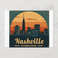 Nashville Tennessee City Skyline 