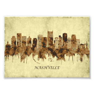 Nashville Tennessee Cityscape Photo Print