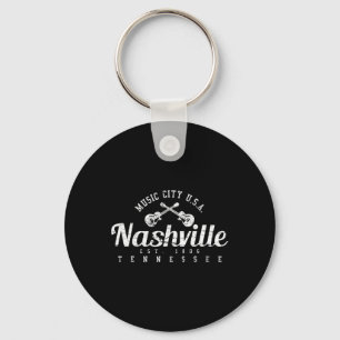 Nashville Tennessee Country Music Usa Shirt Gift Key Ring