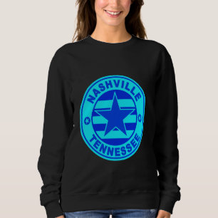 Nashville Tennessee Country Western Music USA Star Sweatshirt
