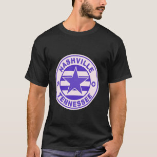 Nashville Tennessee Country Western Music USA Star T-Shirt