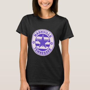Nashville Tennessee Country Western Music USA Star T-Shirt