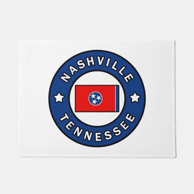 Nashville Tennessee Doormat (Front)