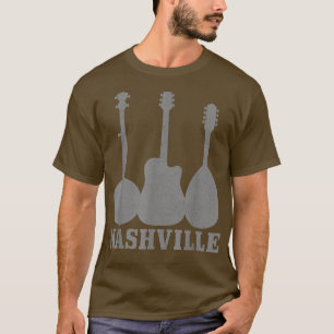 Nashville Tennessee Guitar Player Country Music Ci T-Shirt