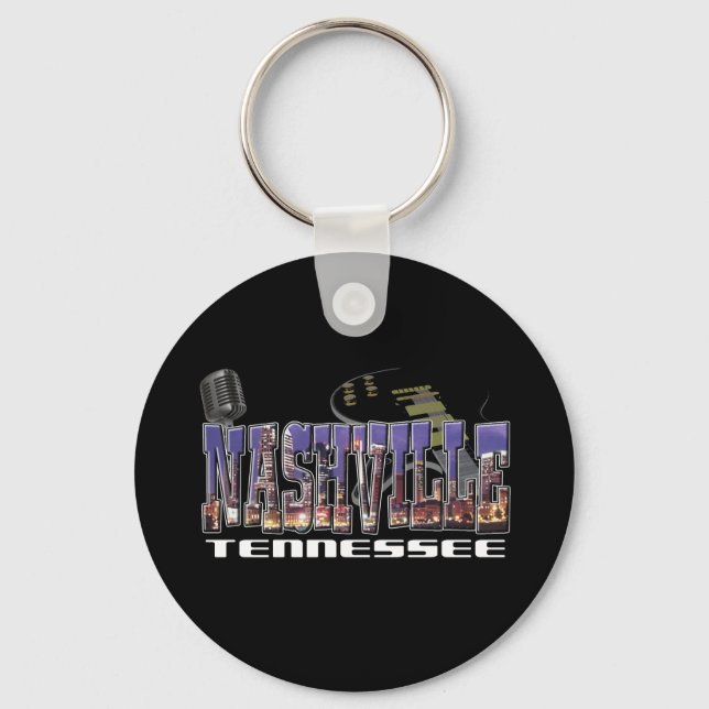 Nashville Tennessee Key Ring (Front)