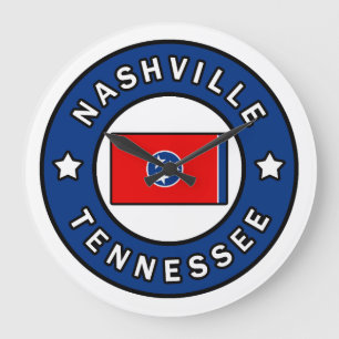 Nashville Tennessee Large Clock