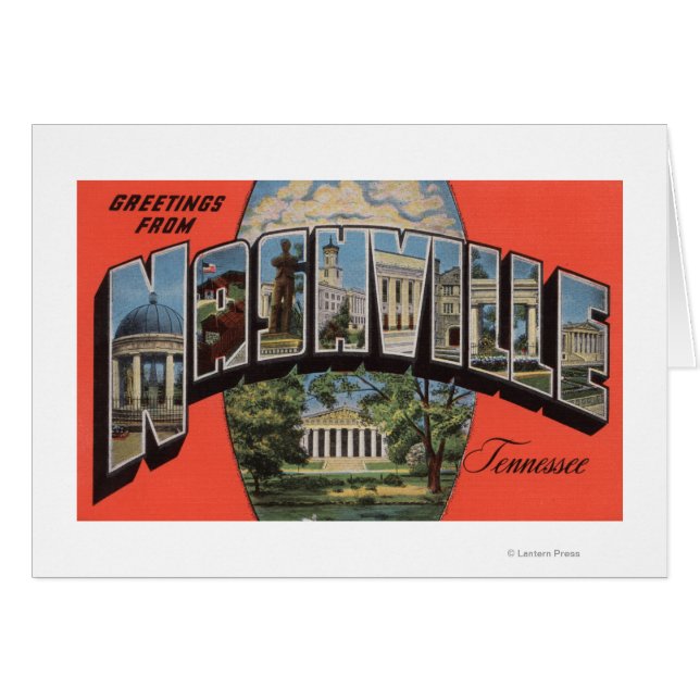 Nashville, Tennessee - Large Letter Scenes 2 (Front Horizontal)