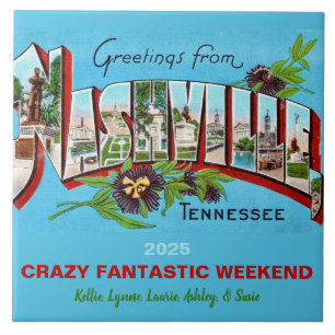 Nashville Tennessee Memory Tile