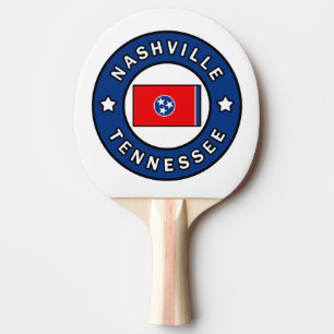 Nashville Tennessee Ping Pong Paddle
