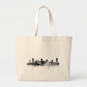 Nashville Tennessee Skyline Large Tote Bag