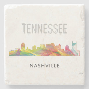 NASHVILLE, TENNESSEE SKYLINE WB1 - STONE COASTER