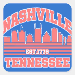 Nashville,Tennessee Square Sticker