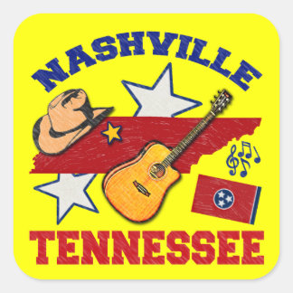 Nashville, Tennessee Square Sticker