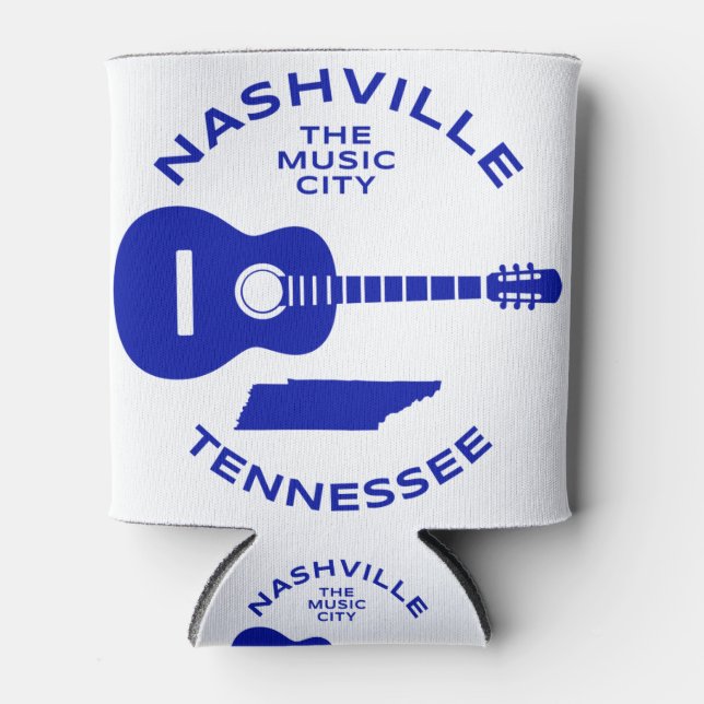 Nashville Tennessee The Music City Can Cooler (Front)
