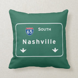 Nashville Tennessee tn Interstate Highway Freeway Cushion