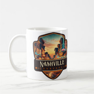 Nashville, Tennessee Vintage Coffee Mug