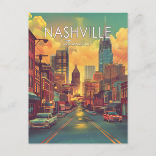 Nashville Tennessee Vintage Travel Postcard