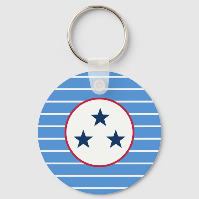 Nashville, Tennessee Volunteer State Key Ring (Front)