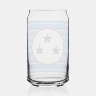 Nashville, Tennessee Volunteer State Tri-Star Can Glass