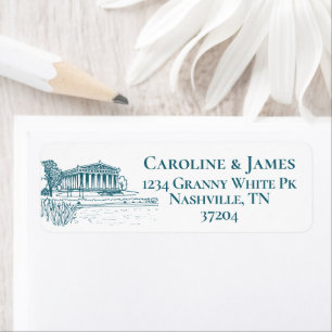Nashville Toile Twilight on White