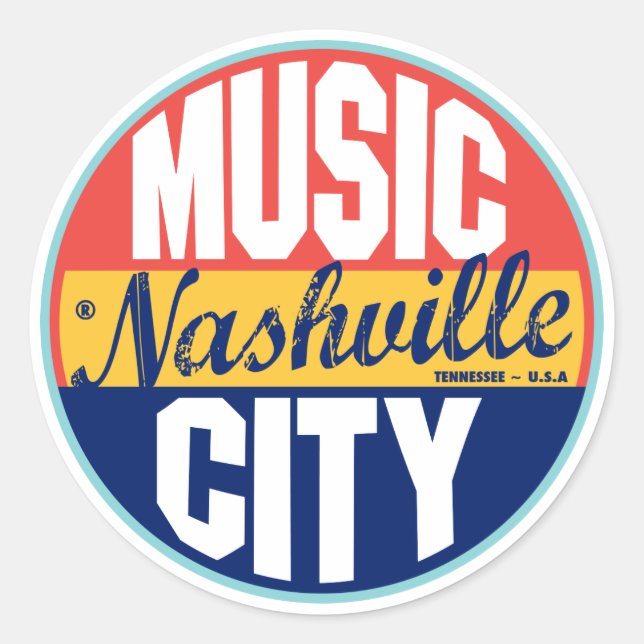Nashville Vintage Label (Front)