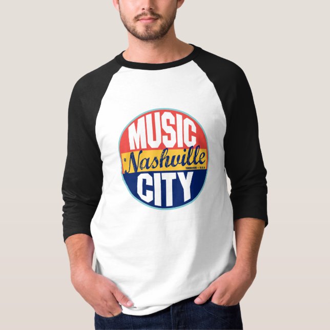 Nashville Vintage Label T-Shirt (Front)