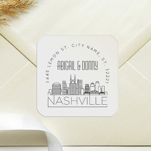Nashville Wedding | Pre-Addressed Envelope Seal (Creator Uploaded)