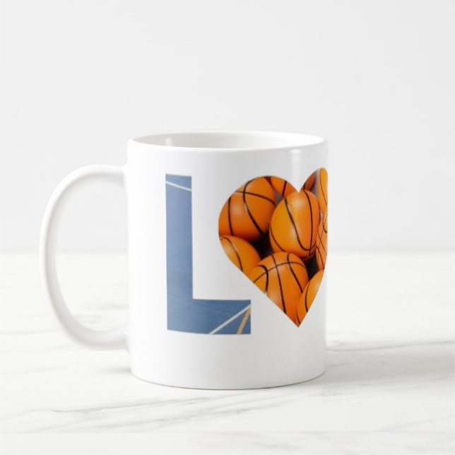 nasketball love coffee mug (Left)