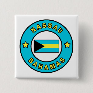 Nassau Bahamas 15 Cm Square Badge