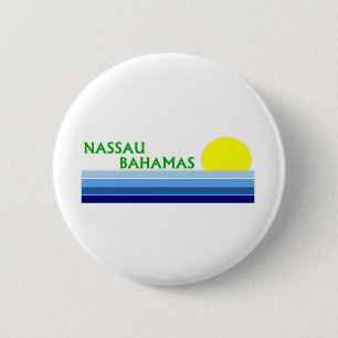 Nassau, Bahamas 6 Cm Round Badge