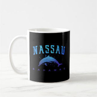 Nassau Bahamas Beach Snorkel Scuba Diving Dolphin Coffee Mug
