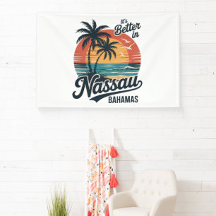 Nassau Bahamas Beach Summer Banner