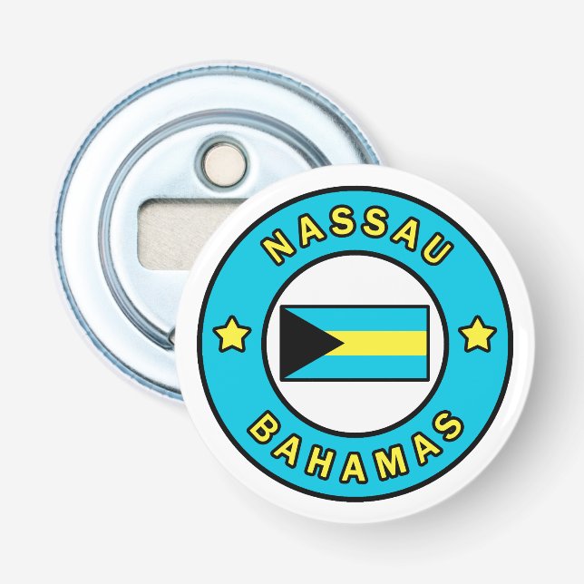 Nassau Bahamas Bottle Opener (Front)