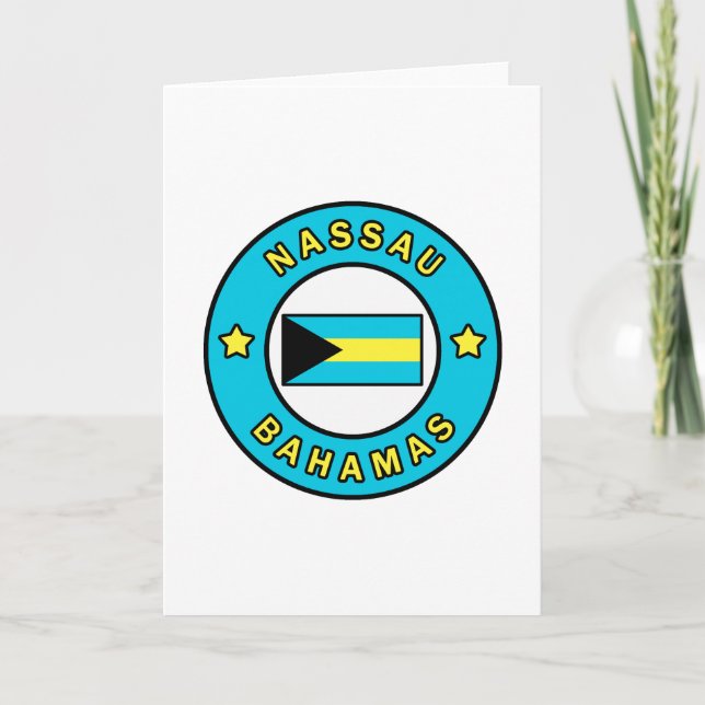 Nassau Bahamas Card (Front)