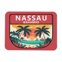 Nassau Bahamas Retro Emblem