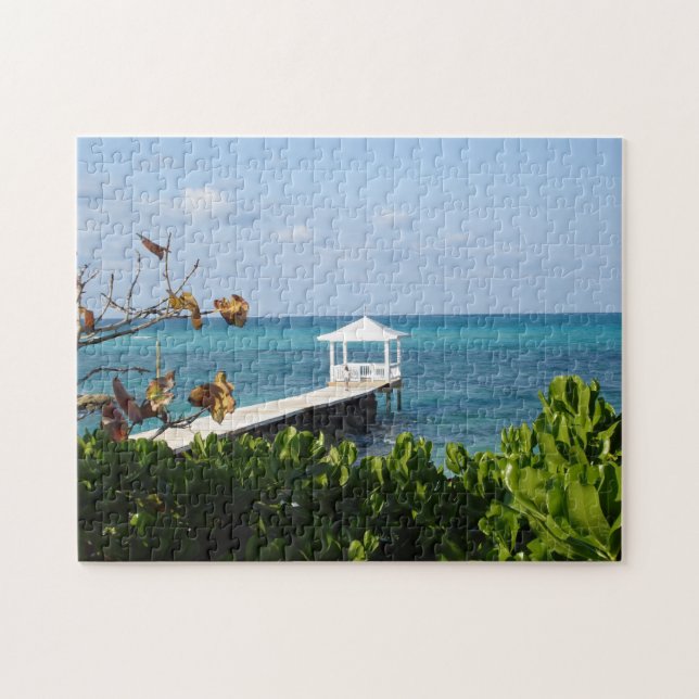 Nassau Bahamas Sand Port. Jigsaw Puzzle (Horizontal)
