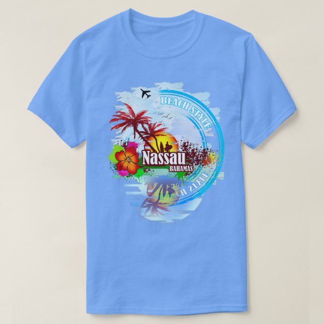 Nassau Bahamas T-Shirt (Design Front)