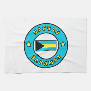 Nassau Bahamas Tea Towel