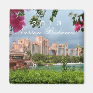 Nassau Bahamas Travel Photo Souvenir Fridge Magnet