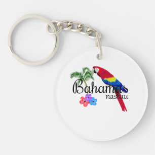 Nassau Bahamas Tropical Destination Key Ring