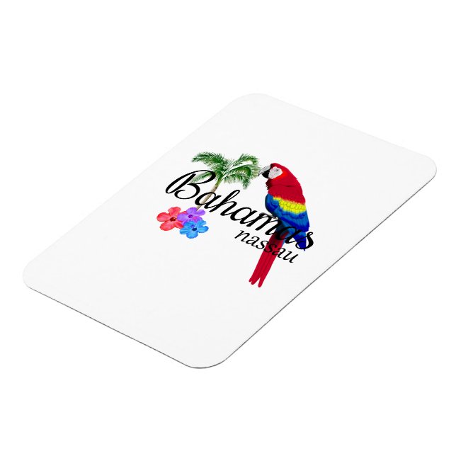 Nassau Bahamas Tropical Destination Magnet (Left Side)