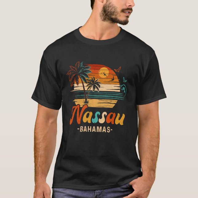 Nassau Bahamas Vacation 2024 Matching Family Group T-Shirt (Front)