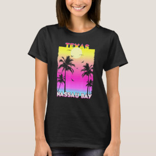 Nassau Bay Texas Tx Summer Vintage Sunset T-Shirt