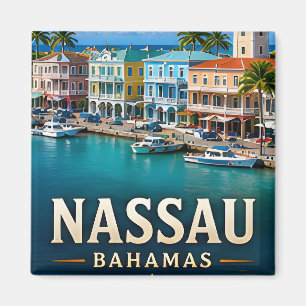 Nassau Crystal Waters and Bahamian Paradise Magnet