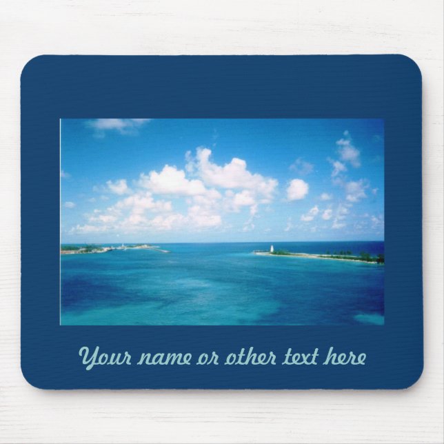 Nassau Harbour Custom Mousepad (Front)