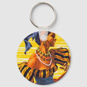 Nassau Jet Key Ring